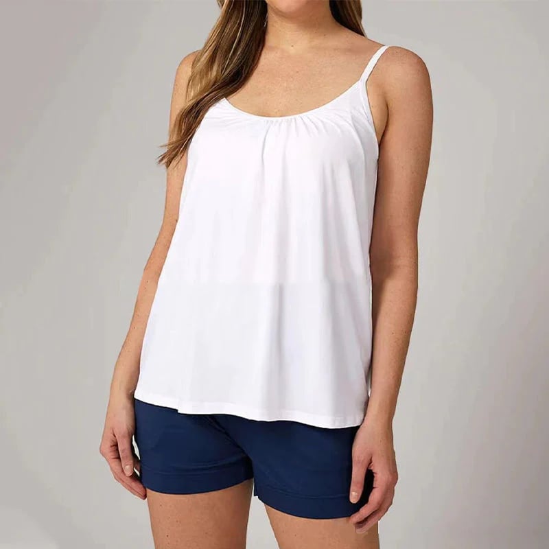 💥Clearance Sale💥Loose-Fitting Tank Top With Built-in Bra