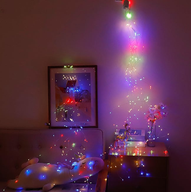 8 Modes 100-600 Christmas LED Firefly Twinkle String Lights