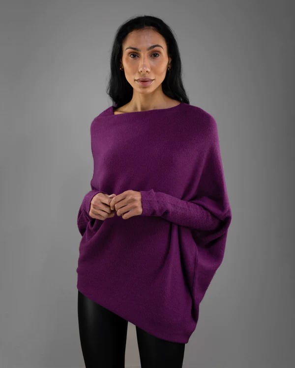 Asymmetric Draped Jumper