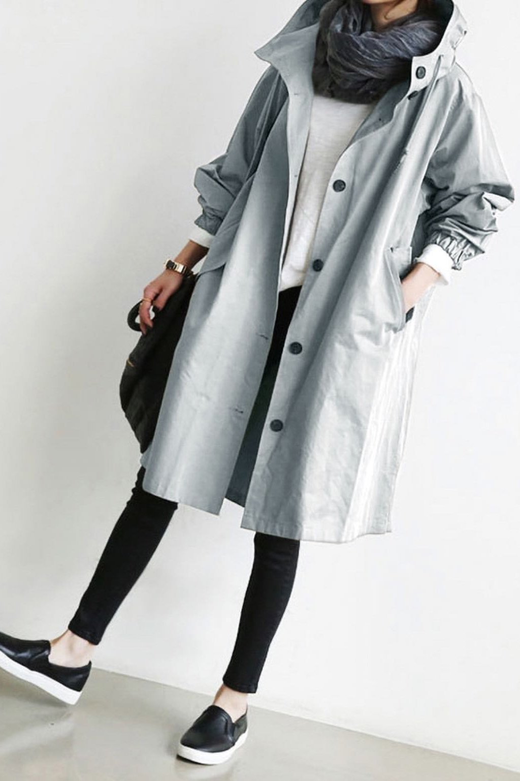 🔥 Last Day 49%OFF🔥 Waterproof Hooded Trench Coat